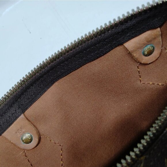 100% Authentic Louis Vuitton Speedy 35 Brown Monogram Hand Bag - Picture 9 of 9